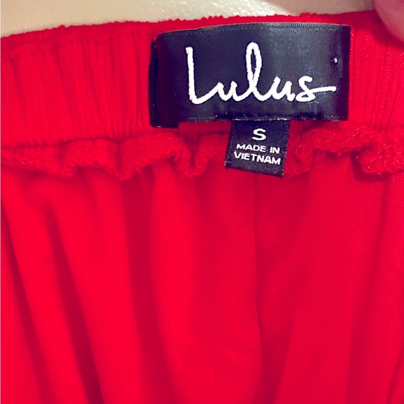 Lulus Lost In Paradise red maxi dress - Picture 6 of 6